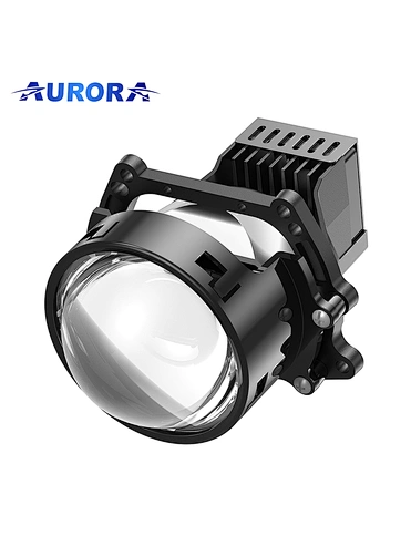 Aurora LED Bi Projector Lens Car Headlight 6000K 7000K high/low beam led Headlamps projector motor led headlights